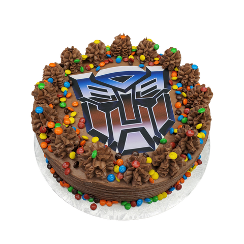 Transformers Edible Image on Cake