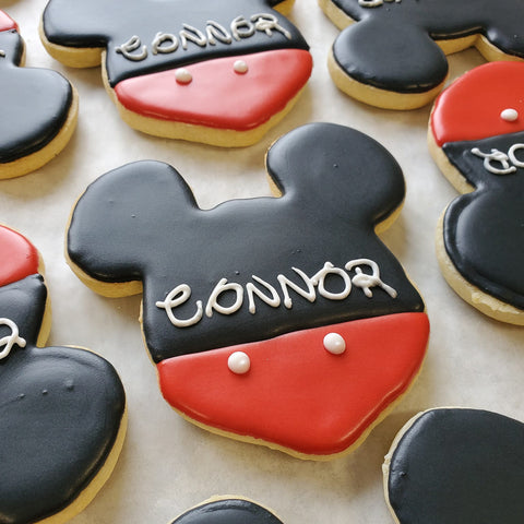 Mickey Mouse Birthday Sugar Cookie