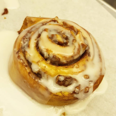 Pumpkin Pecan Cinnamon Roll